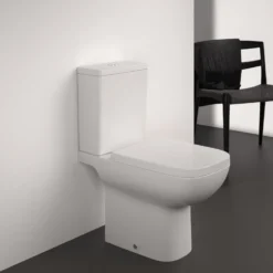 Ideal Standard i.life A Close Coupled Rimless Toilet with Soft Close Seat