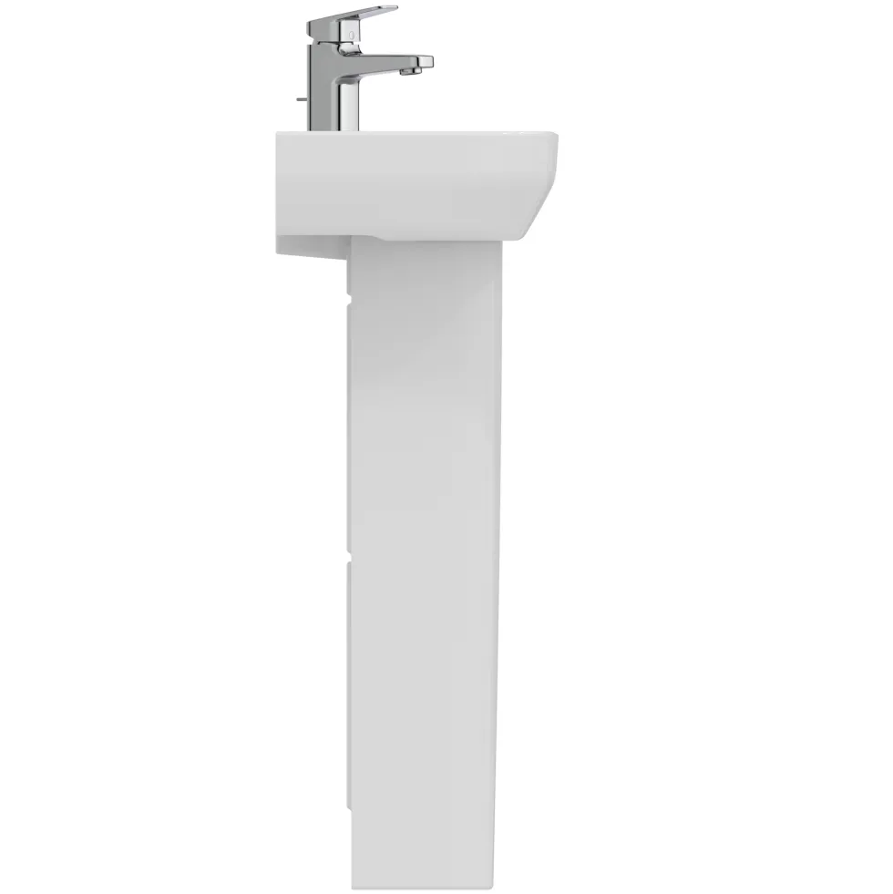 Ideal Standard i.life A 350mm Cloakroom Basin & Pedestal - Left or Right Hand Tap Hole