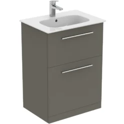 Ideal Standard i.life A 640mm Floorstanding 2 Drawer Vanity Unit & Basin