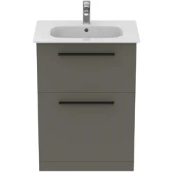 Ideal Standard i.life A 640mm Floorstanding 2 Drawer Vanity Unit & Basin