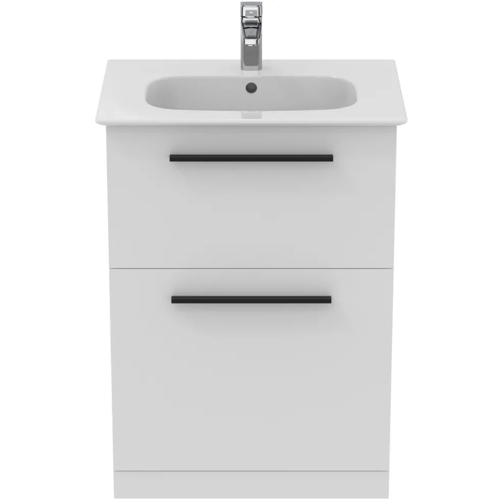 Ideal Standard i.life A 640mm Floorstanding 2 Drawer Vanity Unit & Basin