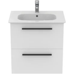 Ideal Standard i.life A 640mm Wall Mounted 2 Drawer Vanity Unit & Basin