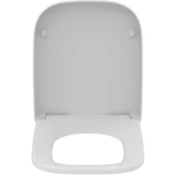 Ideal Standard i.life A & S Compact Wrap Over White Toilet Seat - Square