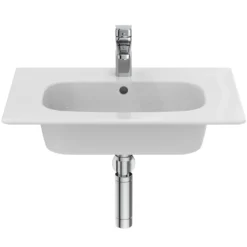 Ideal Standard i.life A Wall Hung Basin & Chrome Bottle Trap