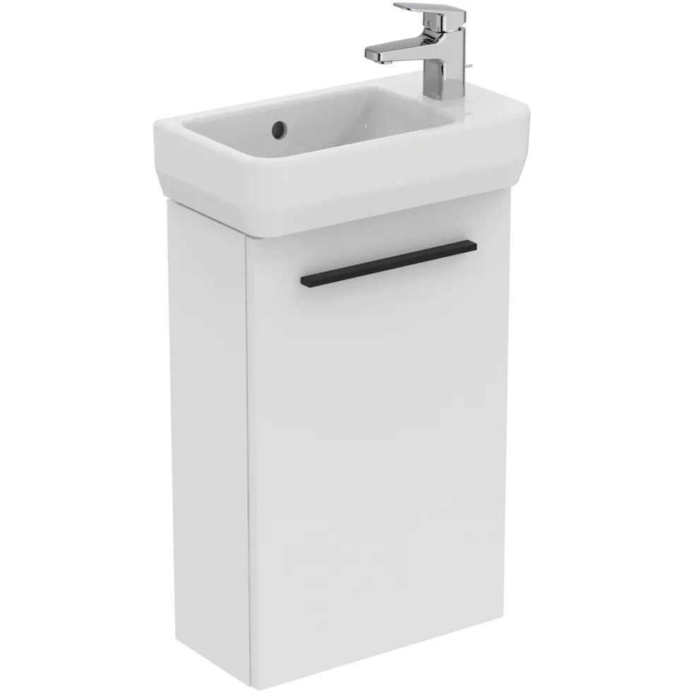Ideal Standard i.life S 450mm Cloakroom Wall Mounted 1 Door Vanity Unit & Basin