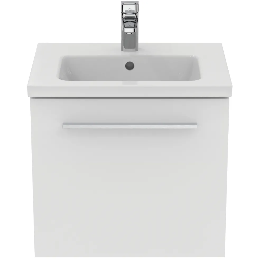 Ideal Standard i.life S 500mm Wall Mounted 1 Drawer Compact Vanity Unit & Basin