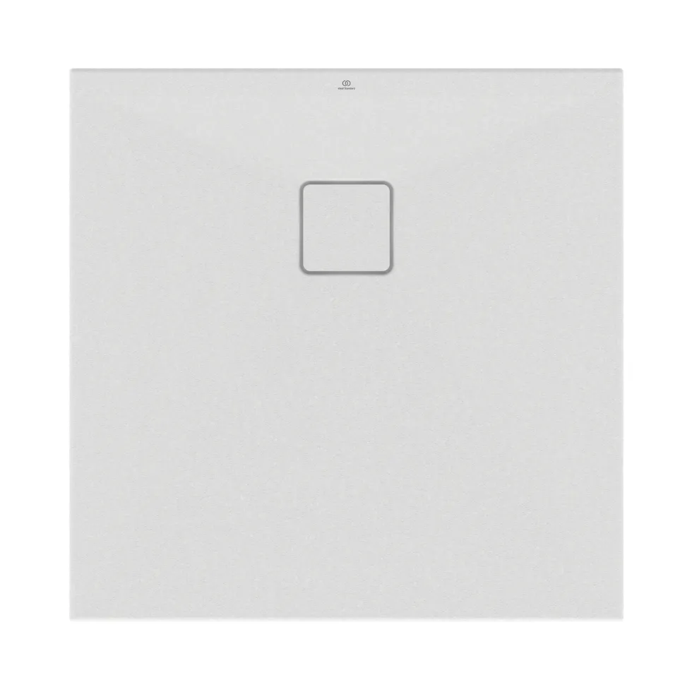 Ideal Standard Ultra Flat Evo Square Anti-Slip Acrylic Shower Tray with Offset Waste - 4 Sizes