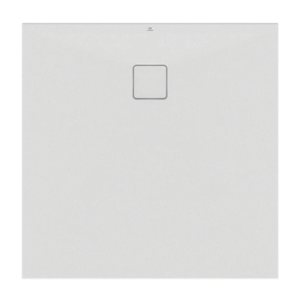 Ideal Standard Ultra Flat Evo Square Anti-Slip Acrylic Shower Tray with Offset Waste - 4 Sizes