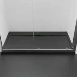 Ideal Standard Ultra Flat S i.life Jet Black Rectangular Anti-Slip Stone Resin Shower Tray - 5 Sizes