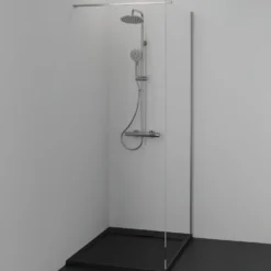 Ideal Standard Ultra Flat S i.life Jet Black Rectangular Anti-Slip Stone Resin Shower Tray - 5 Sizes