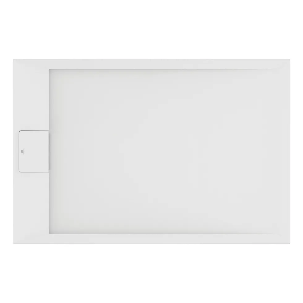 Ideal Standard Ultra Flat S i.life Pure White Rectangular Anti-Slip Stone Resin Shower Tray - 5 Sizes