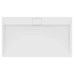 Ideal Standard Ultra Flat S i.life Pure White Rectangular Anti-Slip Stone Resin Shower Tray - 5 Sizes