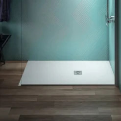 Ideal Standard Ultra Flat S+ Pure White Rectangular Anti-Slip Stone Resin Shower Tray - 7 Sizes
