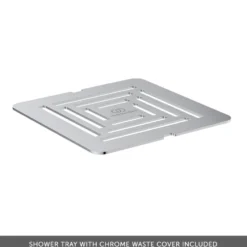 Ideal Standard Ultra Flat S+ Pure White Rectangular Anti-Slip Stone Resin Shower Tray - 7 Sizes