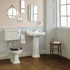 Ideal Standard Waverley 560mm Basin & Full Pedestal