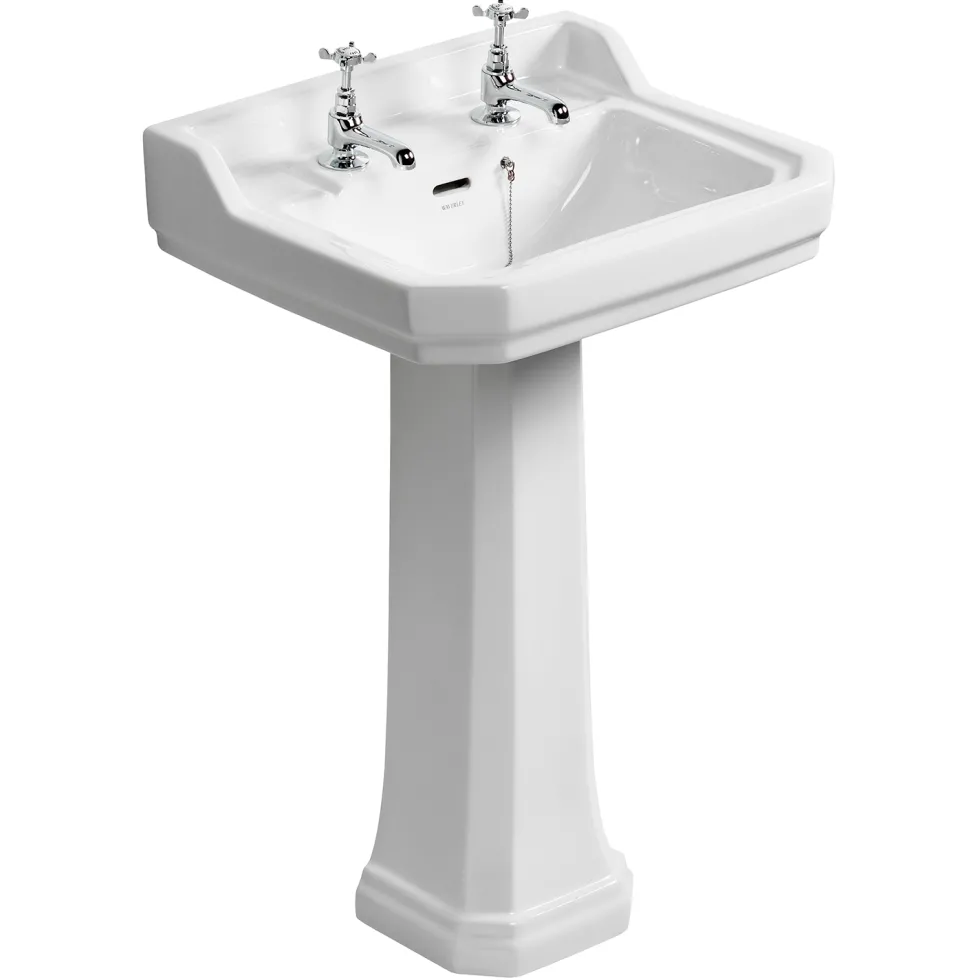 Ideal Standard Waverley 560mm Basin & Full Pedestal