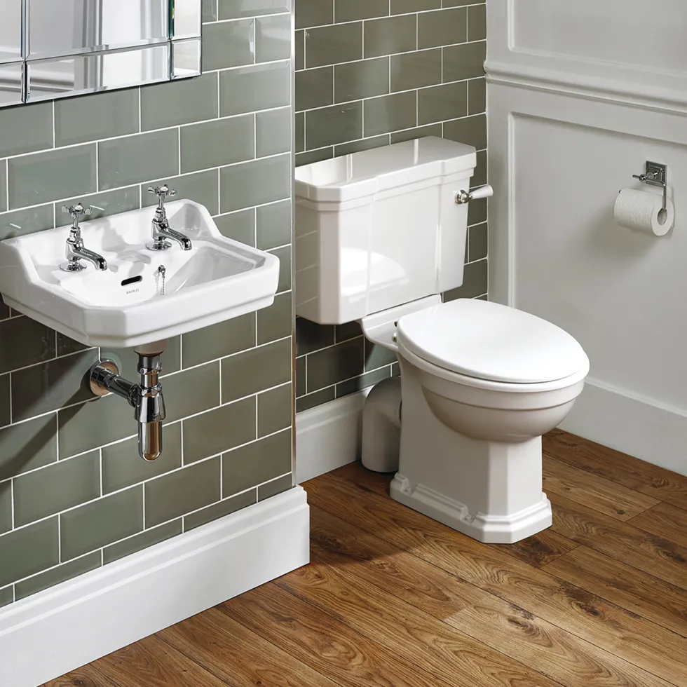 Ideal Standard Waverly Close Coupled Toilet (Excluding Seat)