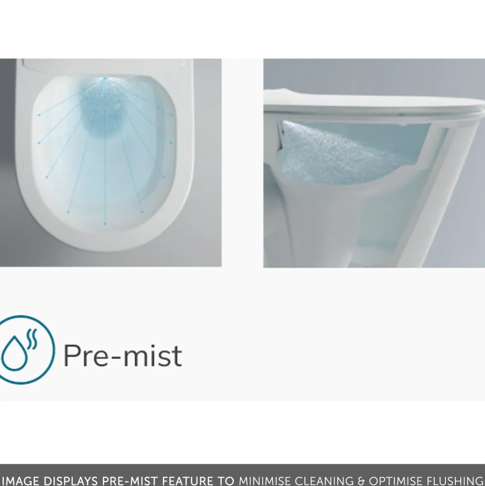 Imex Arco Back to Wall Smart Toilet with Soft Close Seat & Remote Control