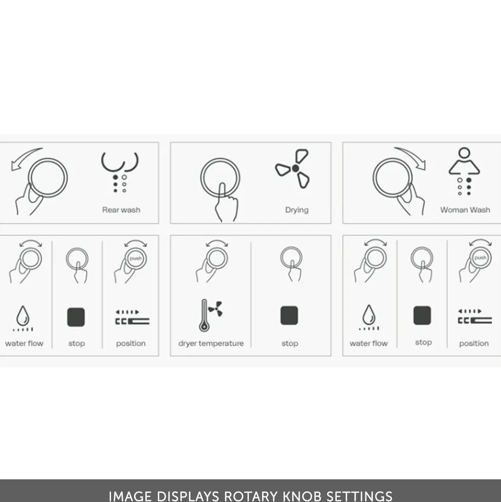 Imex Arco Wall Hung Smart Toilet with Soft Close Seat & Remote Control