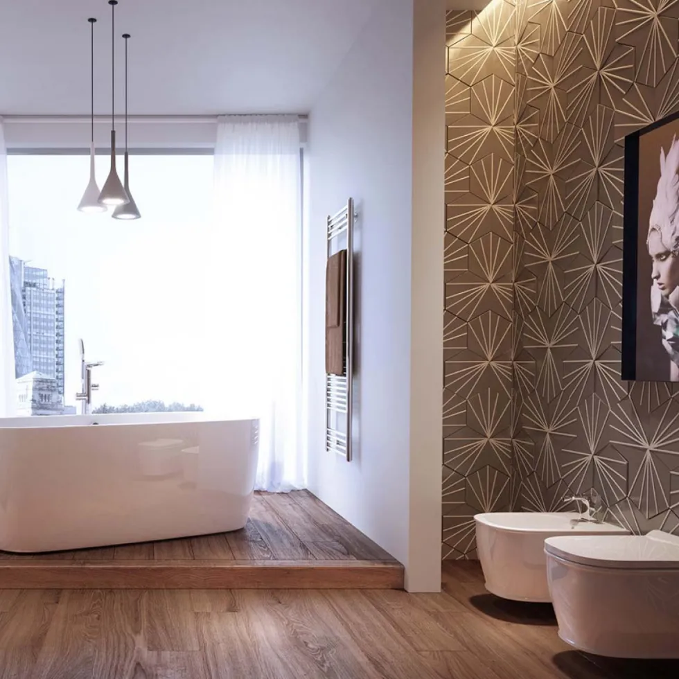 Imex Liberty Rimless Wall Hung Toilet and Soft Close Seat