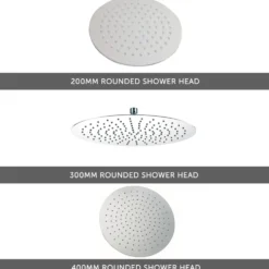 Imogen Concealed Shower Valve, Fixed Shower Head & Overflow Bath Filler