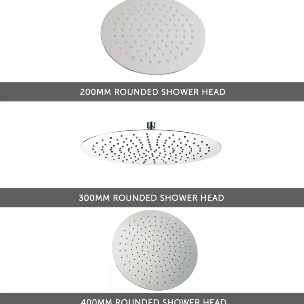 Imogen Concealed Shower Valve, Fixed Shower Head & Overflow Bath Filler