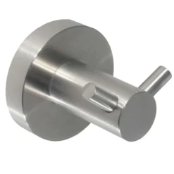 Inox Brushed Stainless Steel Double Robe Hook