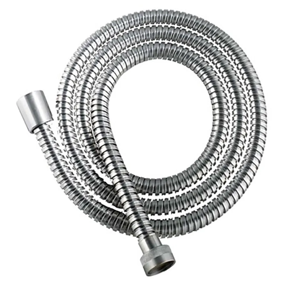 Inox Brushed Stainless Steel Shower Hose - 1.5m