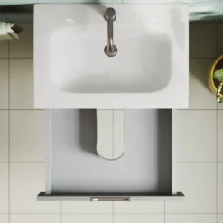Isla 600mm Wall Hung Vanity Unit & Basin