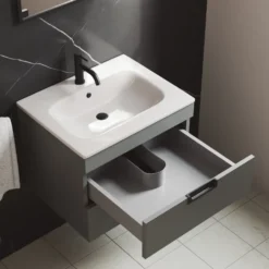 Isla 600mm Wall Hung Vanity Unit & Basin