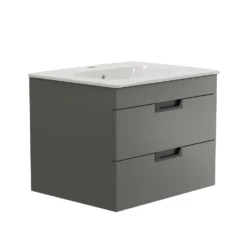 Isla 600mm Wall Hung Vanity Unit & Basin