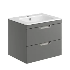 Isla 600mm Wall Hung Vanity Unit & Basin