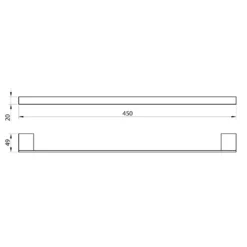 Isla Towel Rail - 450 & 600mm