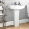 Jack 600mm Basin & Full Pedestal