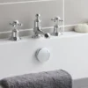 JTP Grosvenor Cross 3 Hole Deck Mounted Bath Filler Tap