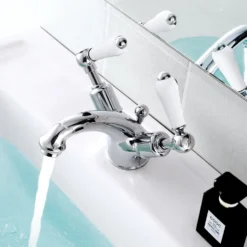 JTP Grosvenor Lever Basin Mixer Tap With Waste