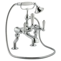JTP Grosvenor Lever Floor Standing Bath And Shower Mixer Tap With Shower Kit