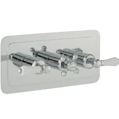 JTP Grosvenor Lever Horizontal Concealed 3 Outlet Shower Valve