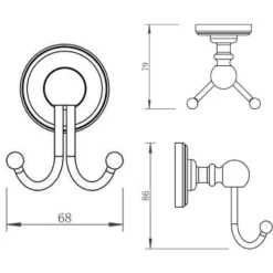 JTP Grosvenor Robe Hook