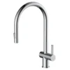 Just Taps VOS Pull Out Spray Single Lever Mono Kitchen Mixer - Chrome