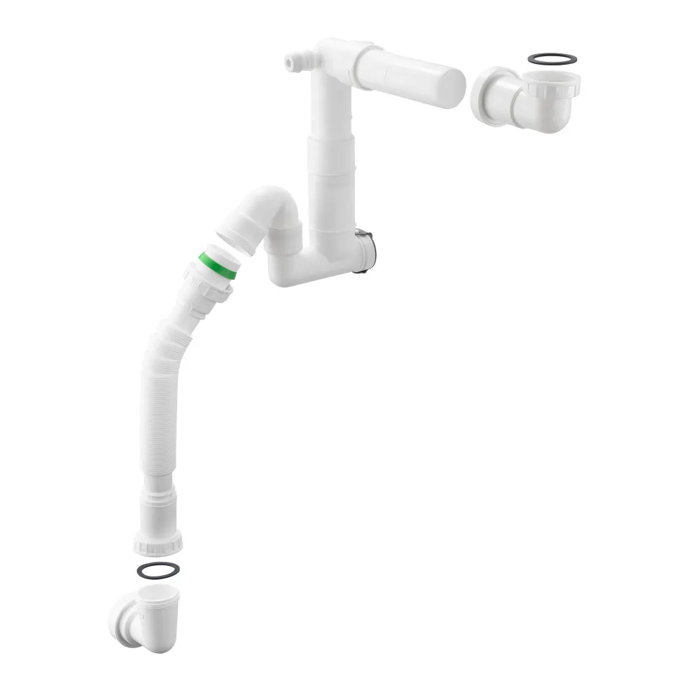 Leisure Rapid Fit 1.0 Bowl Basket Strainer Waste & Plumbing Kit