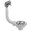Leisure Stainless Steel Single Bowl Basket Strainer Waste Kit