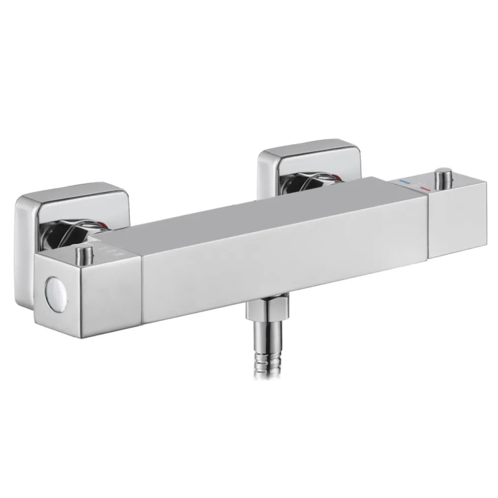 Leon Thermostatic Bar Shower Valve & Slide Rail Kit