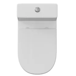 Lorraine Rimless Back To Wall Close Coupled Toilet & Soft Close Seat