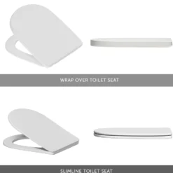Lorraine Rimless Comfort Height Close Coupled Toilet & Soft Close Seat