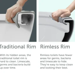 Lydia Rimless Back to Wall Toilet & Soft Close Seat