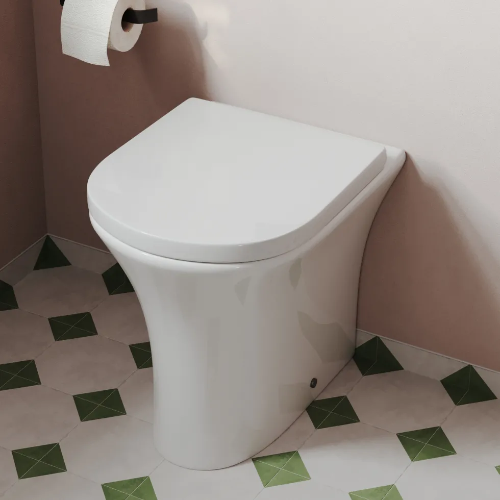 Lydia Rimless Back to Wall Toilet & Soft Close Seat