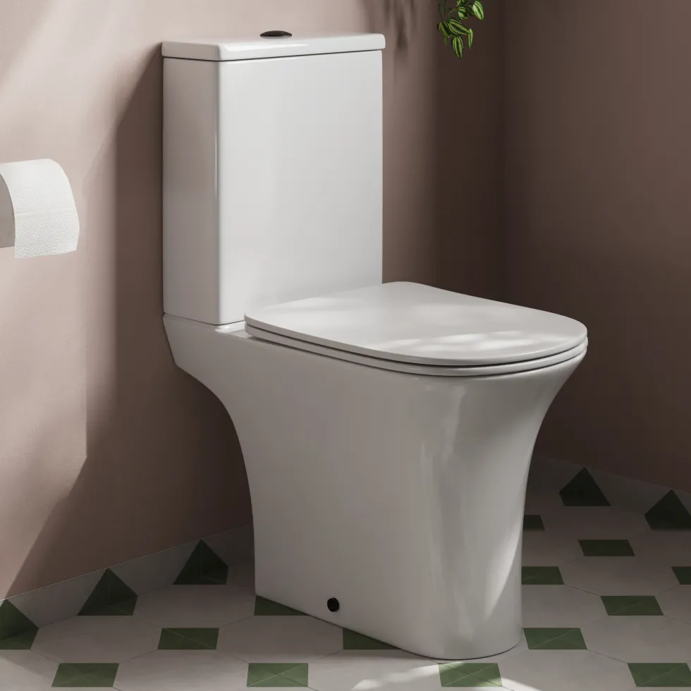 Lydia Rimless Close Coupled Toilet & Soft Close Seat