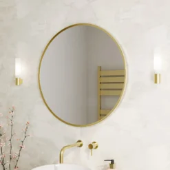 Marcos Round Framed Mirror - 600mm