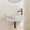Max Wall Hung Cloakroom Basin with Extended Bowl - 400 x 280mm